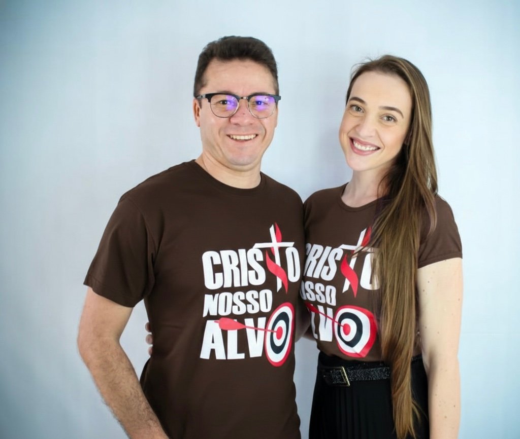 Camiseta Cristo Nosso Alvo – Modelo Clássico