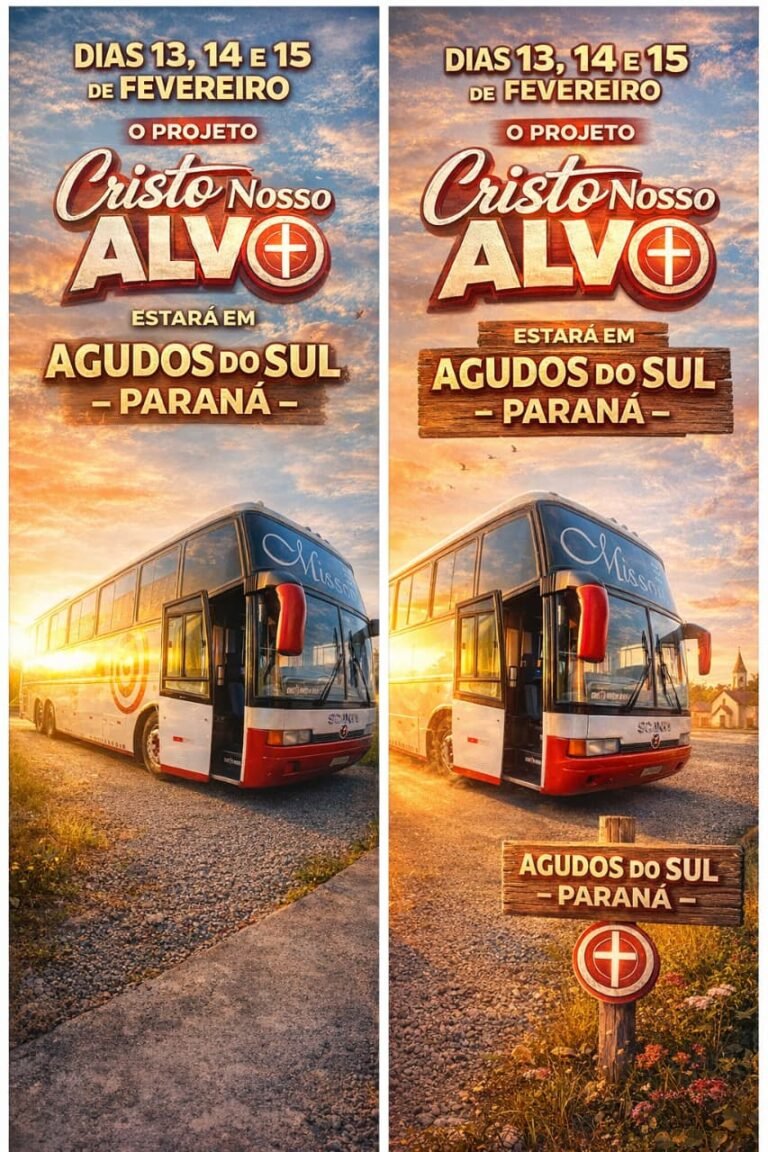 Viagem Missionária – Agudos do Sul/PR – 13 à 15 de fevereiro